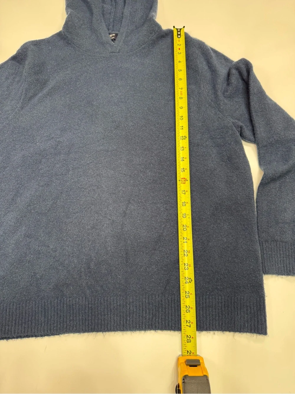 J. Crew Extra Soft Deep Navy V-Neck Pullover Sweater